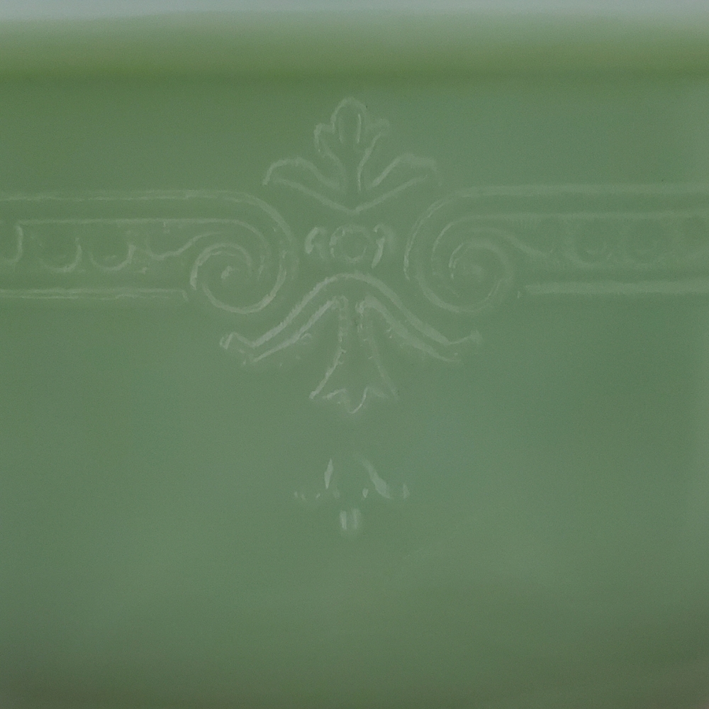 5 1/4" Philbe Jade Ite Refrigerator Jar & Lid by Anchor Hocking Jadeite #1 - Picture 9 of 16